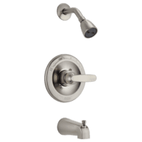 DELTA BT13410-SS FOUNDATIONS MONITOR 13 TUB/SHOWER TRIM STAINLESS