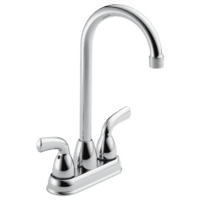 DELTA B28910LF FOUNDATIONS TWO HANDLE BAR/PREP FAUCET CHROME