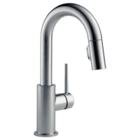 DELTA 9959-AR-DST TRINSIC 1-HANDLE PULL DOWN BAR/PREP FCT ARCTIC STAINLESS