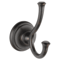 DELTA 79735-RB CASSIDY DOUBLE ROBE HOOK VENETIAN BRONZE