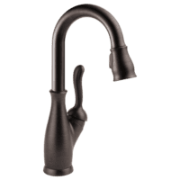 DELTA 9678-RB-DST LELAND 1-HANDLE PULL DOWN BAR/PREP FCT VENETIAN BRZ