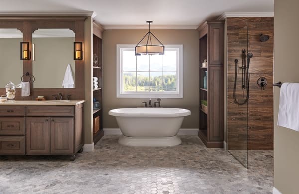 Certified Refurbished Delta Venetian Bronze Square Wall Elbow For Hand Shower (50570-RB-R)