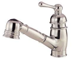 Danze D457614ss Opulence Single Handle Pull Out Kitchen Faucet