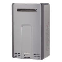 RINNAI RL75EN EXTERIOR NATURAL GAS CONTINUOUS FLOW TANKLESS 180K MAX BTU, 7.5 GPM @ 35' RISE, ISOLATION VALVES INCLUDED