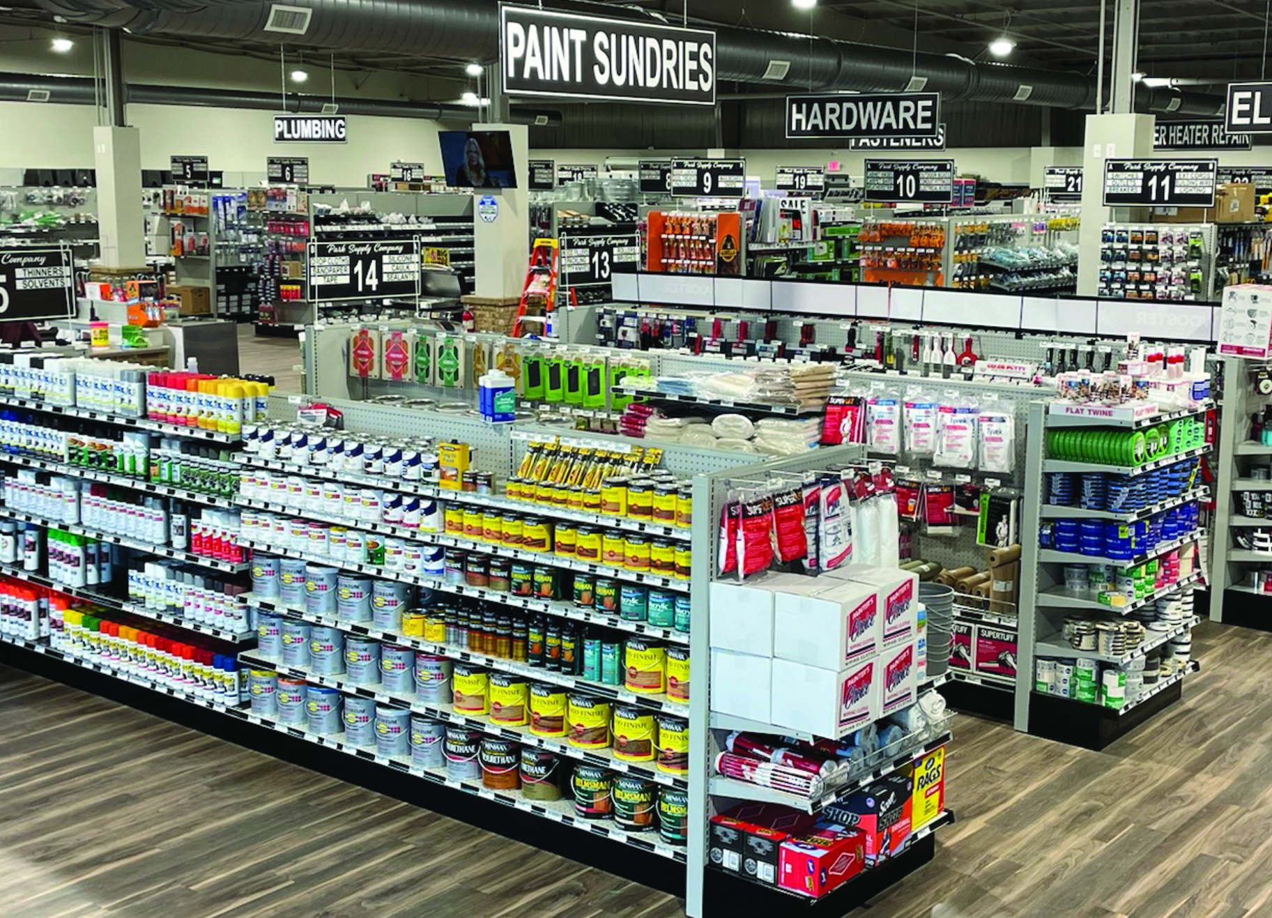 Paint Supplies Retail Display